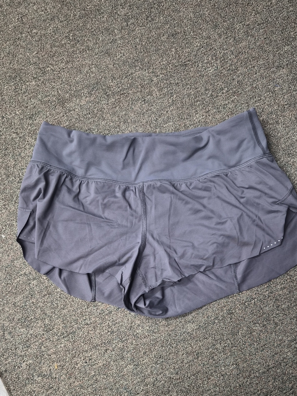 lululemon athletica Slate Gray Athletic Running Shorts